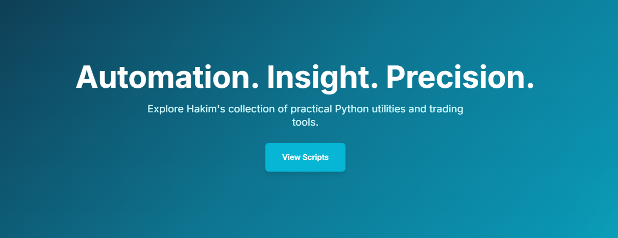 Python Automation & Trading Tools